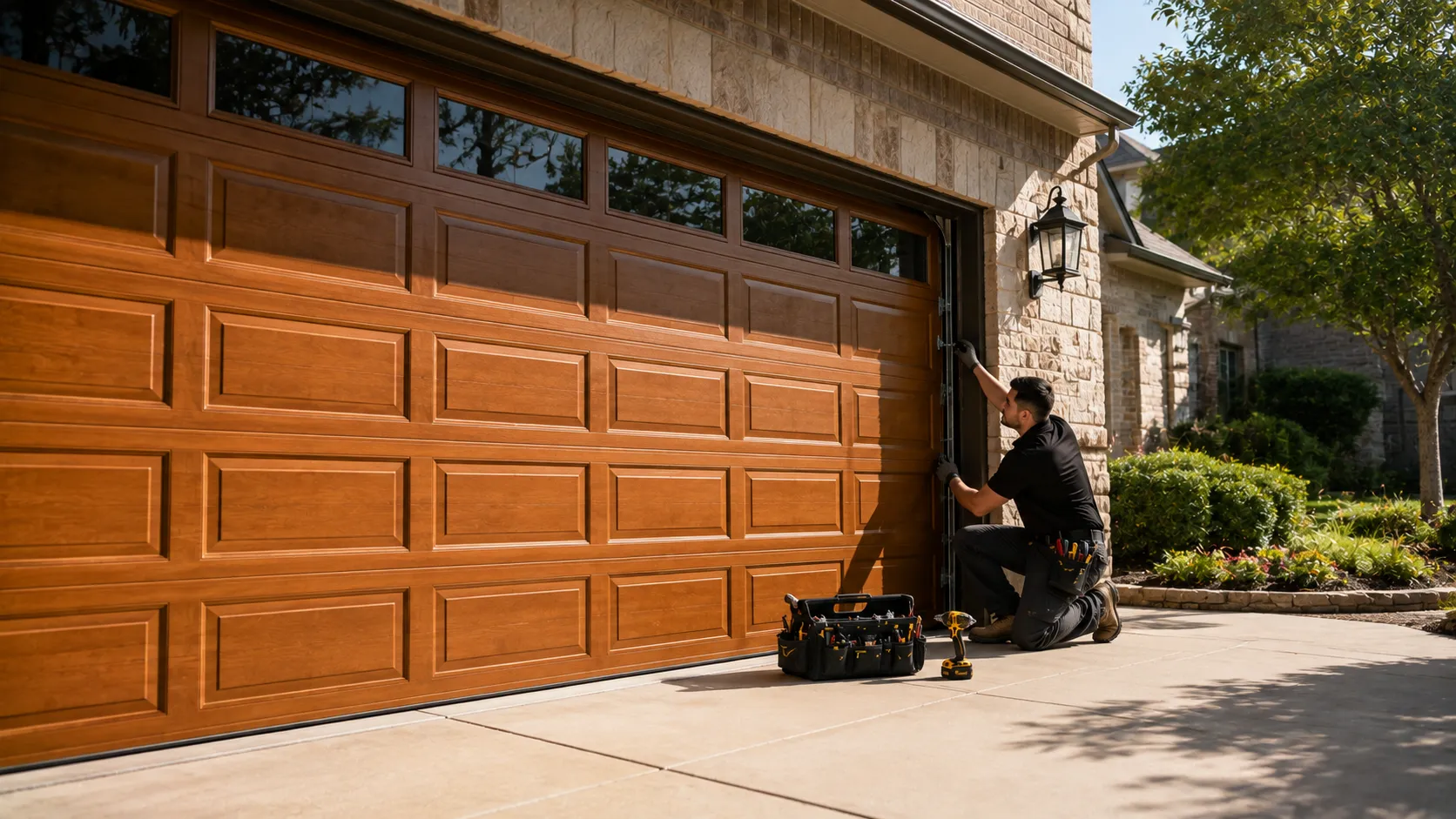 Roller Replacement for Roeland Park's 1950s Garage Doors